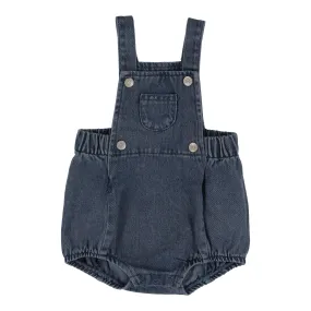 ANALOGIE BY LIL LEGS DARK WASH BIB ROMPER