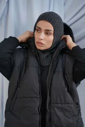 Balaclava Hijab - Dark Gray