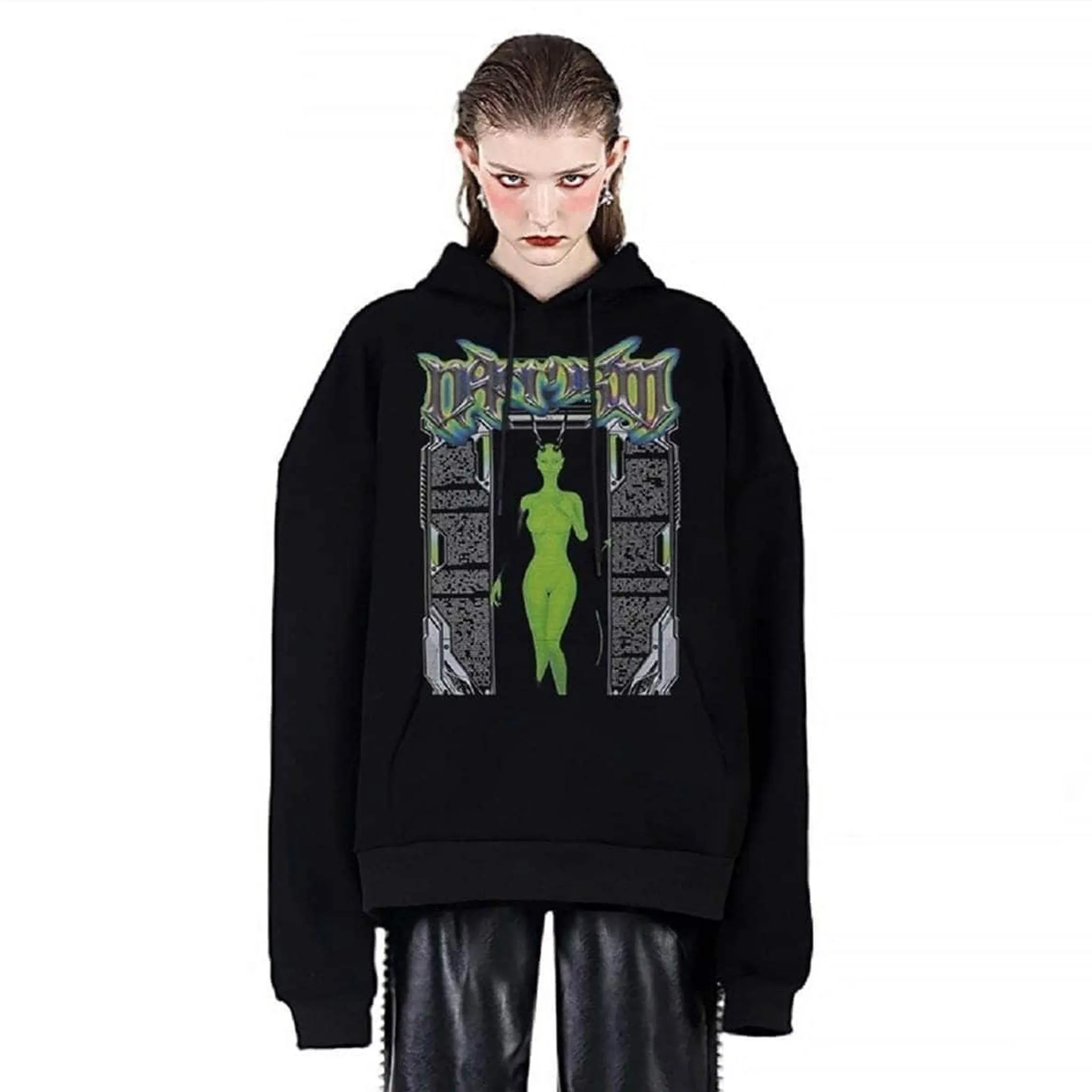 Balaclava hoodie gangster pullover punk top bandit jumper
