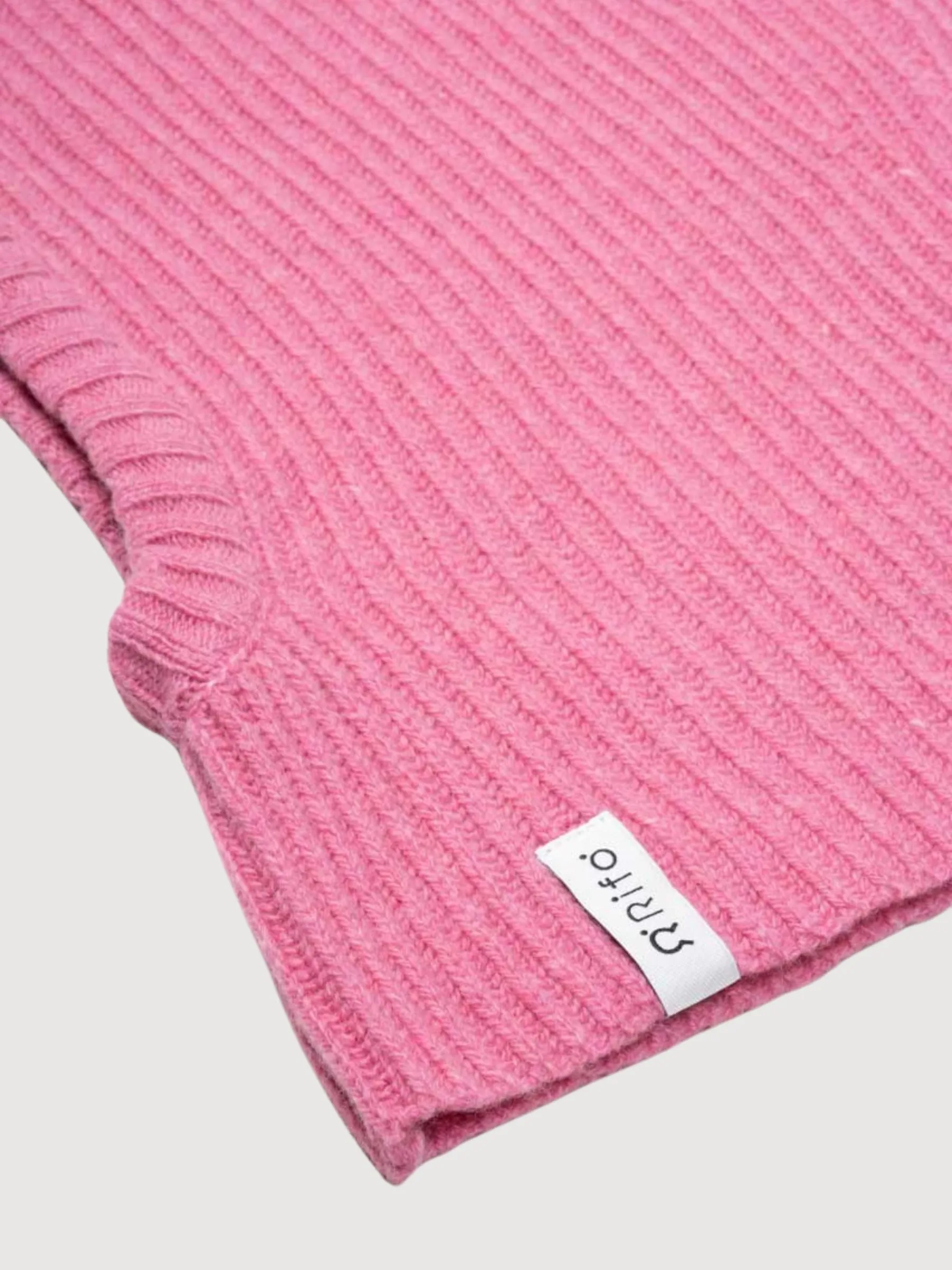 Balaclava Marika Pink Confetto Recycled Cashmere  | Rifò