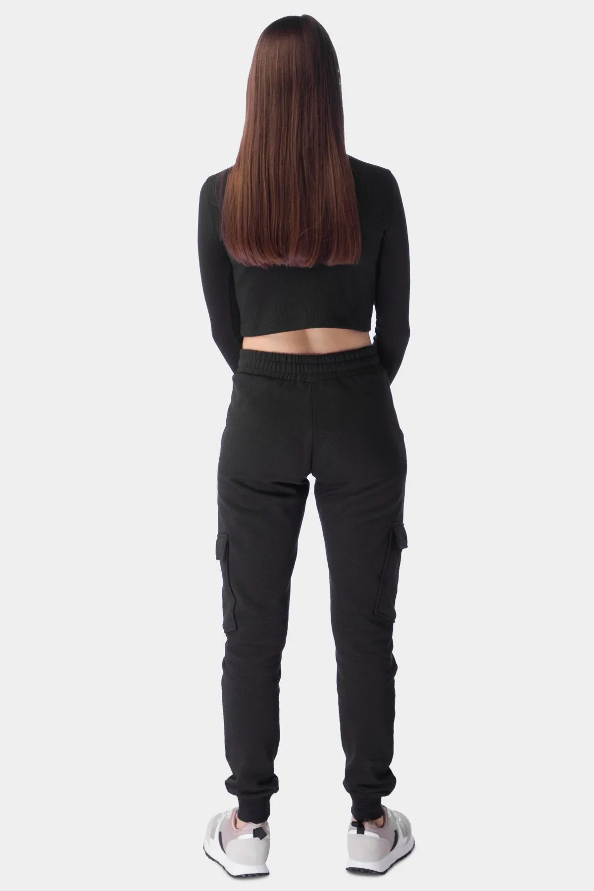 Cargo Jogg Trouser For Women - Black