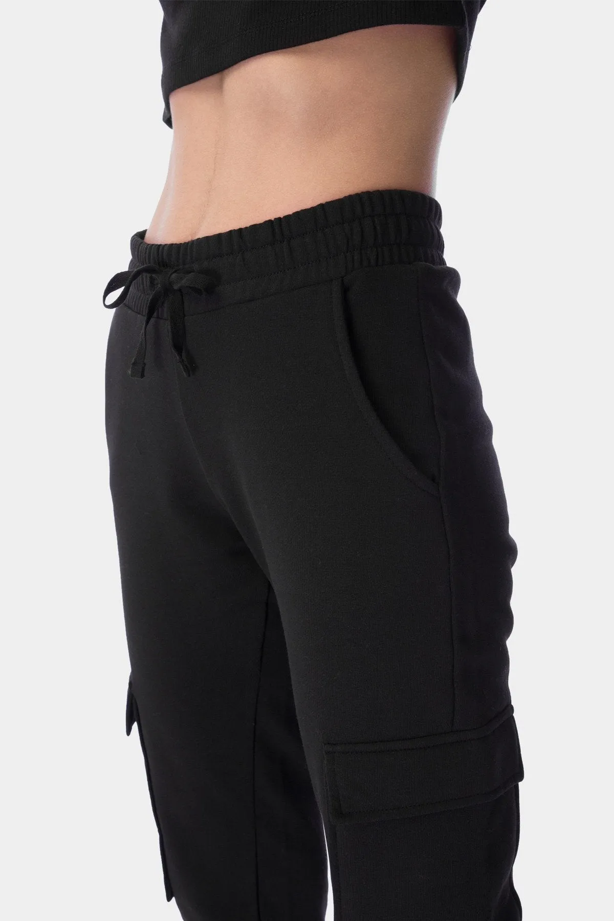 Cargo Jogg Trouser For Women - Black