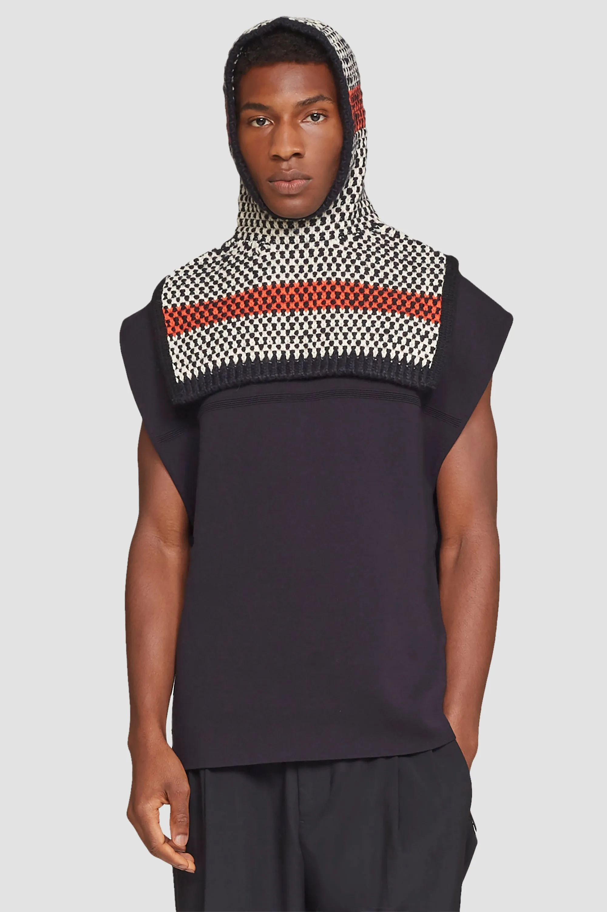 Chevron Jacquard Balaclava