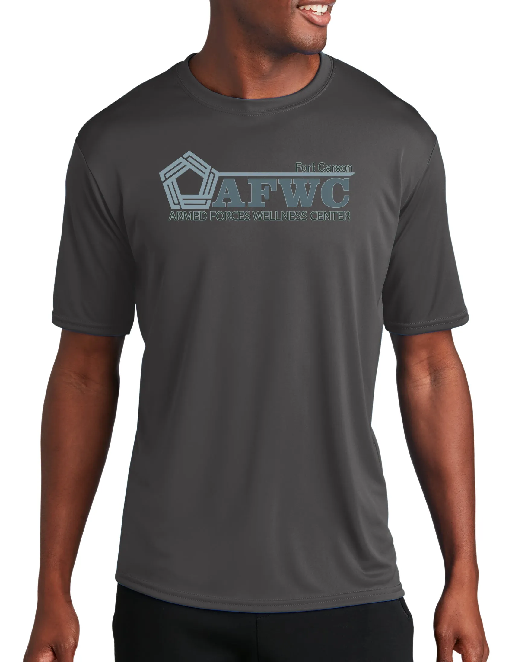 Colors Athletic Performance T-Shirt. (Silky Feel) Plain Back