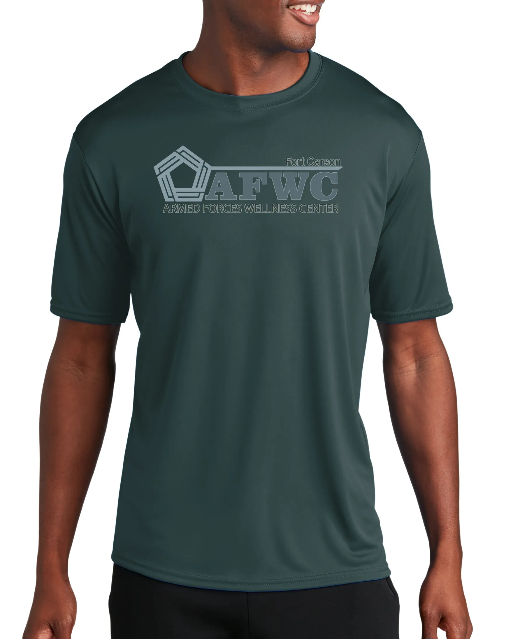Colors Athletic Performance T-Shirt. (Silky Feel) Plain Back
