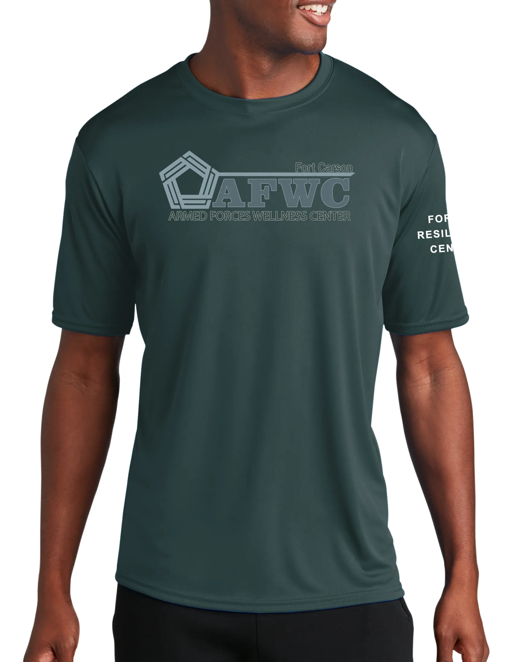 Colors Athletic Performance T-Shirt. (Silky Feel) Plain Back