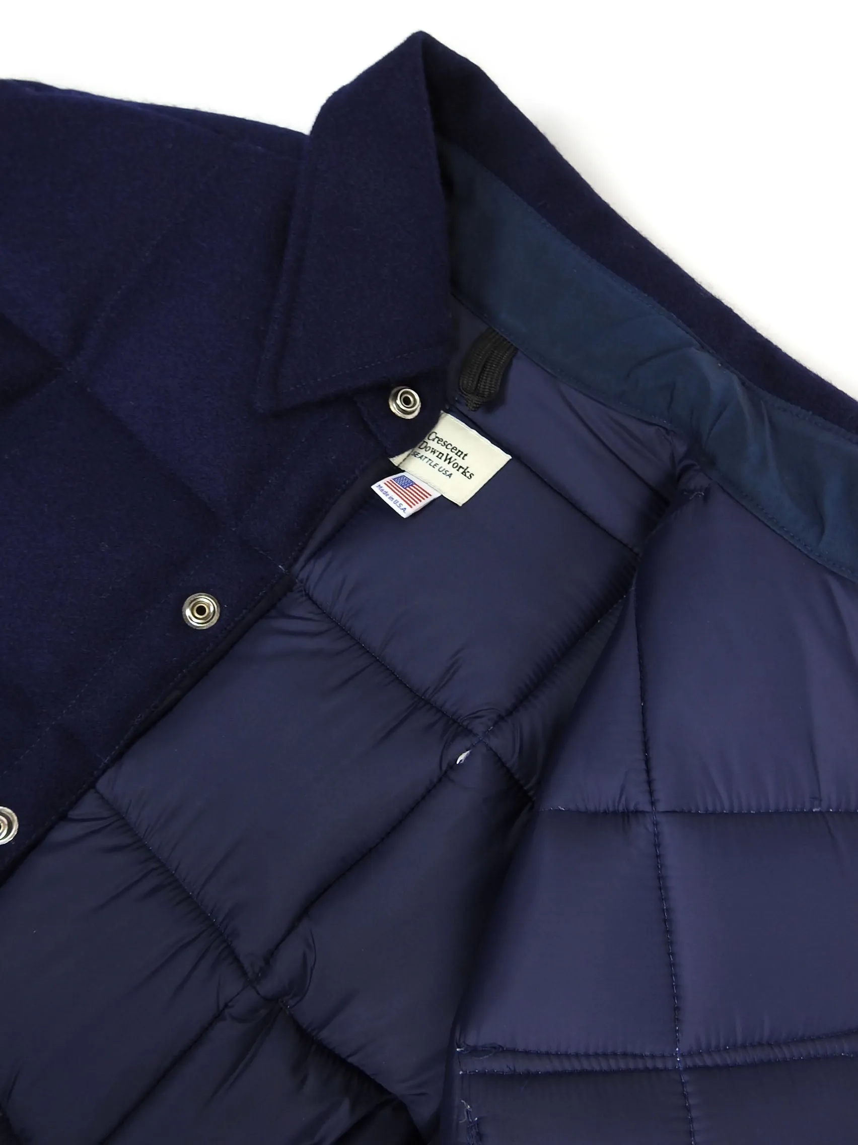 Cresent Down Works Wool Coat Size Large