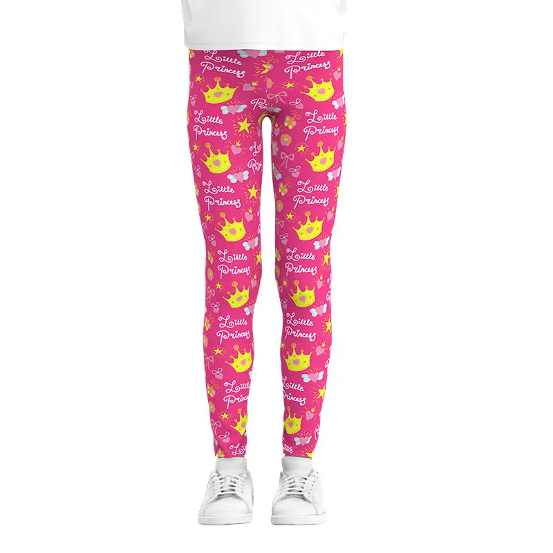 Dreamy Delights: Milk Silk Digital Print Girls Leggings