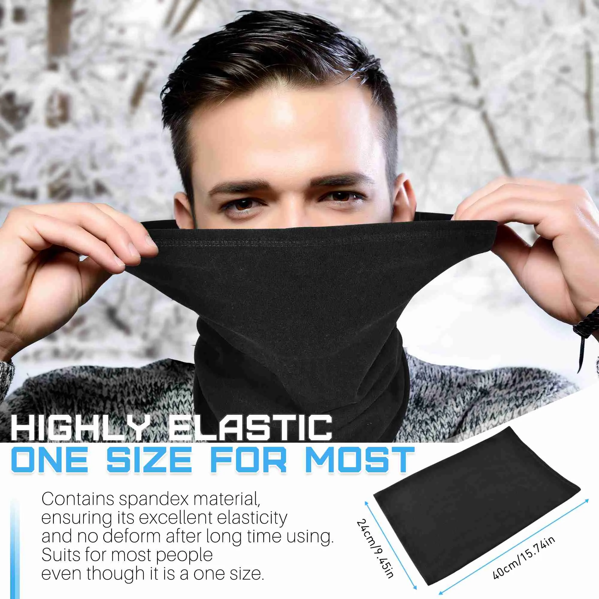 EXski Fleece Neck Gaiter for Cold Weather Sports - Skiing, Cycling, Outdoor Activities