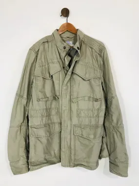 Fat Face Men's Cotton Military Coat | L | Grey