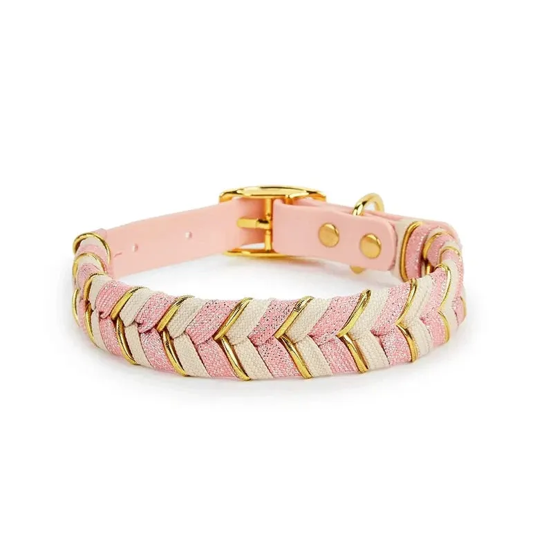 Handmade Fashion Dog Collar with Timeless Elegance