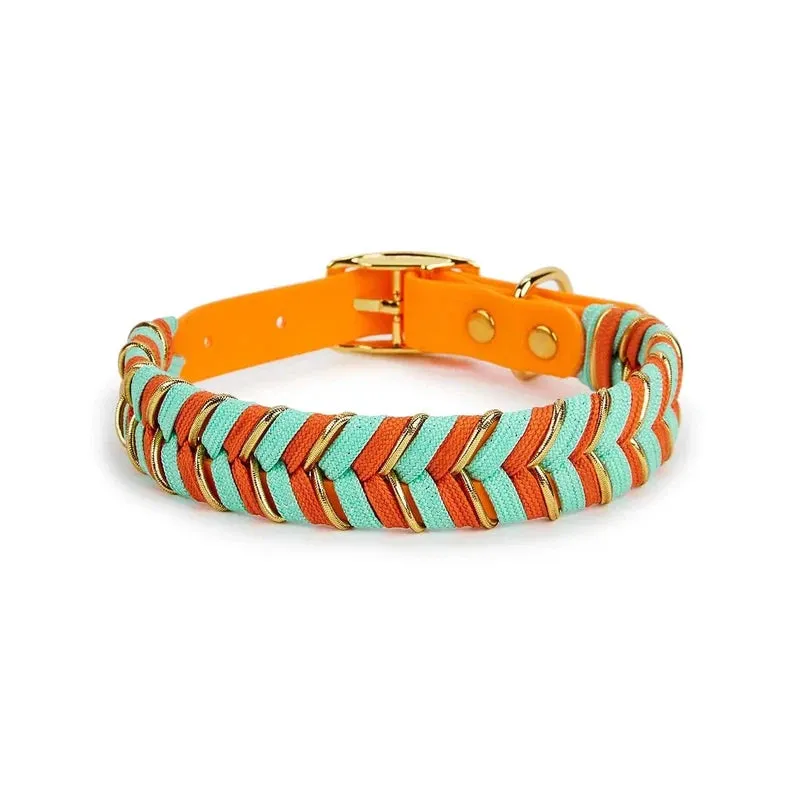 Handmade Fashion Dog Collar with Timeless Elegance