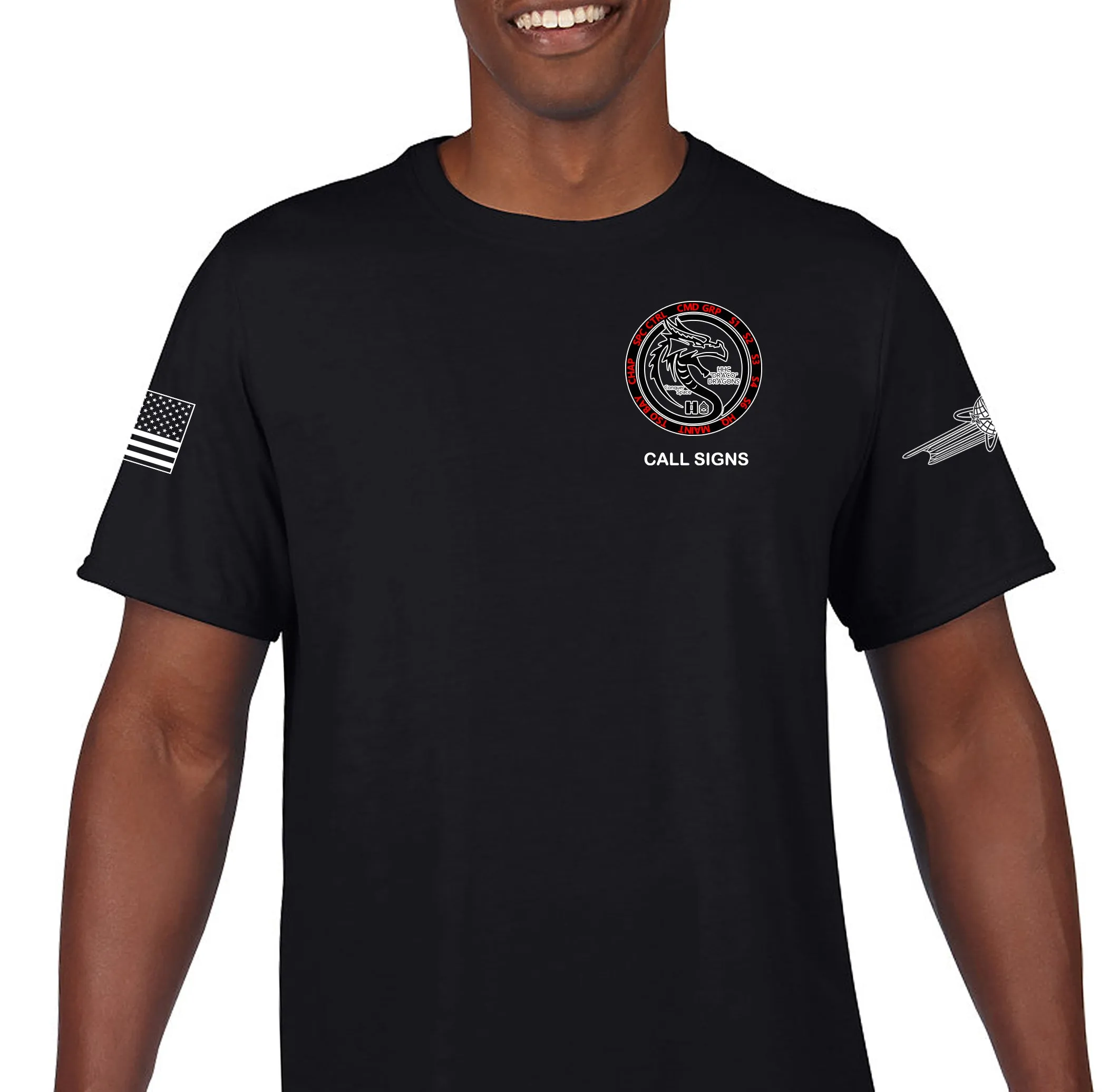 HHC Draco Unisex Performance Short Sleeve PT Shirt (Feels like Cotton). This shirt IS approved for PT.
