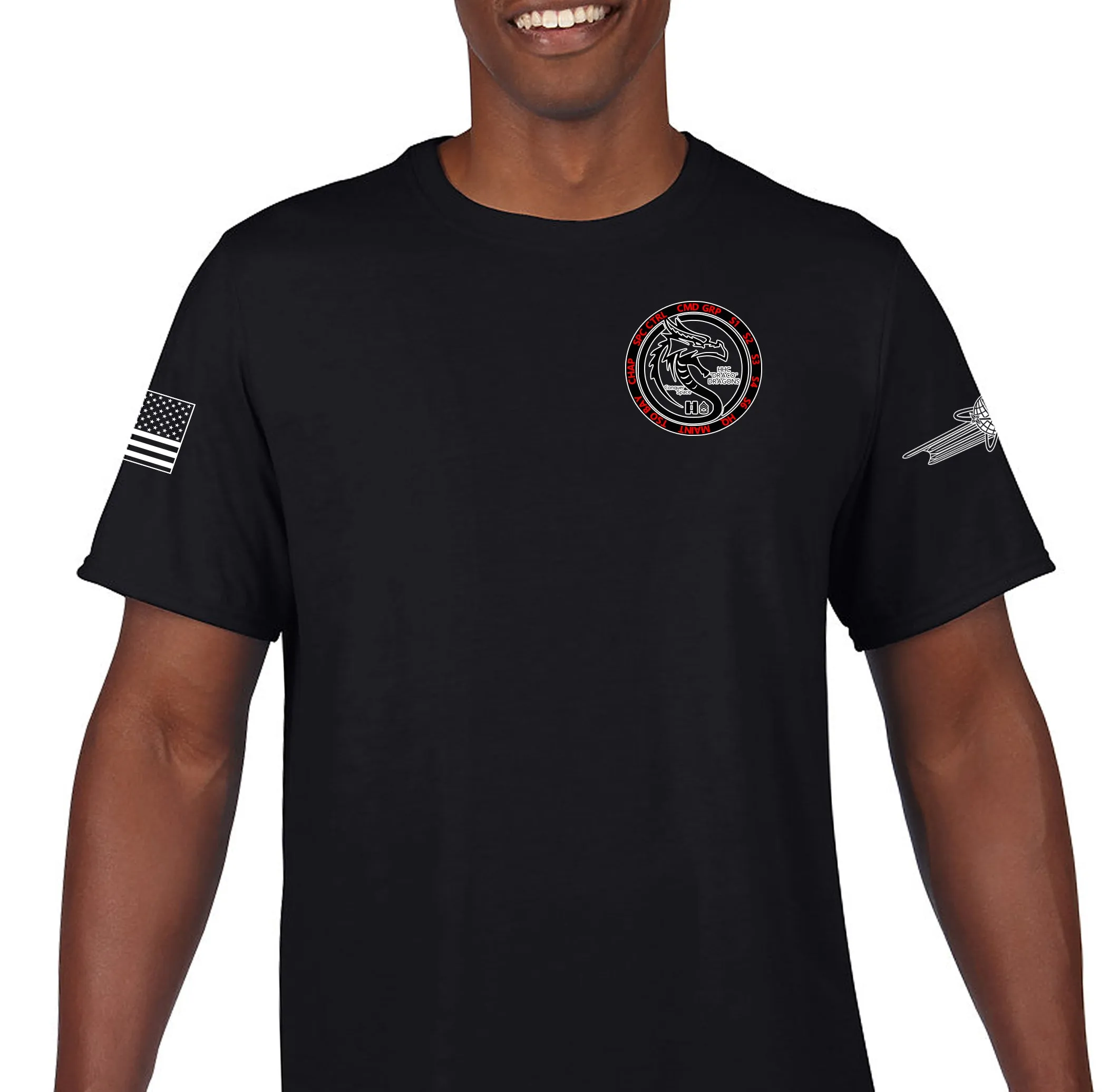 HHC Draco Unisex Performance Short Sleeve PT Shirt (Feels like Cotton). This shirt IS approved for PT.