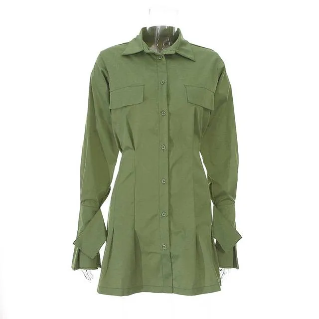Hugs and Kisses Mini Shirt Dress