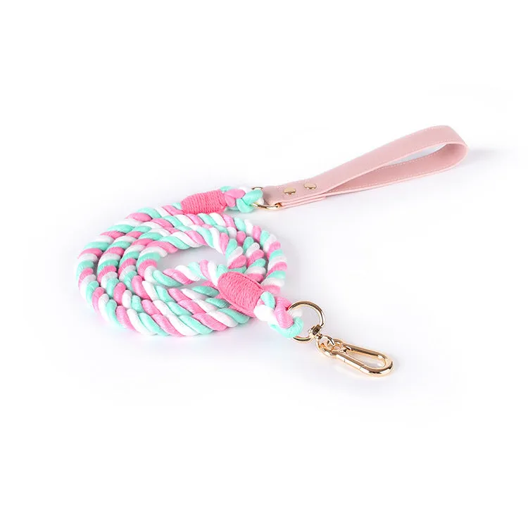 Loofie Colorful Dog Collar & Leash - Sustainable, Vivid, and Durable