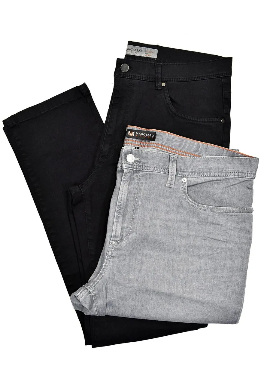 LP20 Grey - Marcello Comfort Denim Jeans