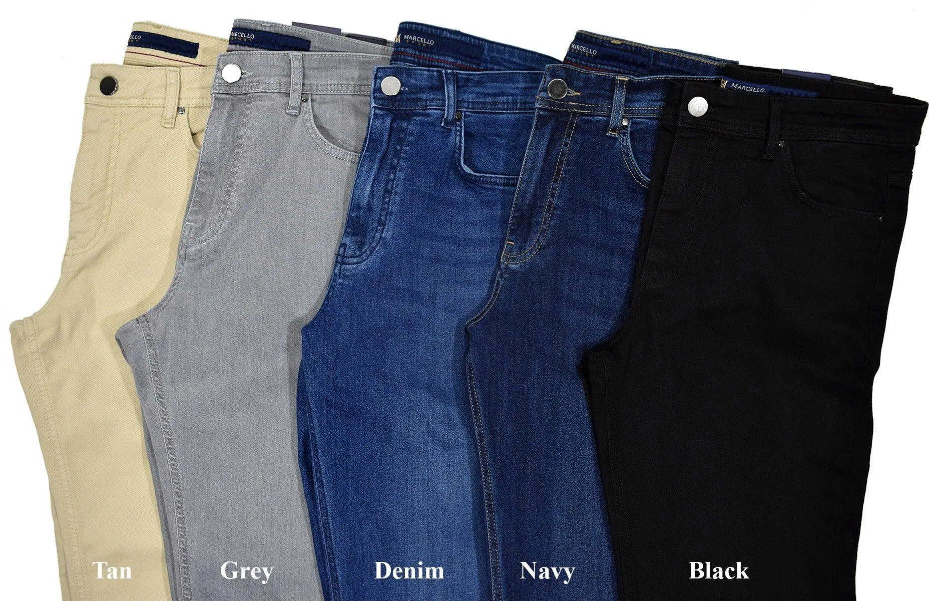 LP20 Grey - Marcello Comfort Denim Jeans