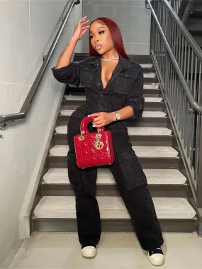 Lucinda Cargo Jumpsuit