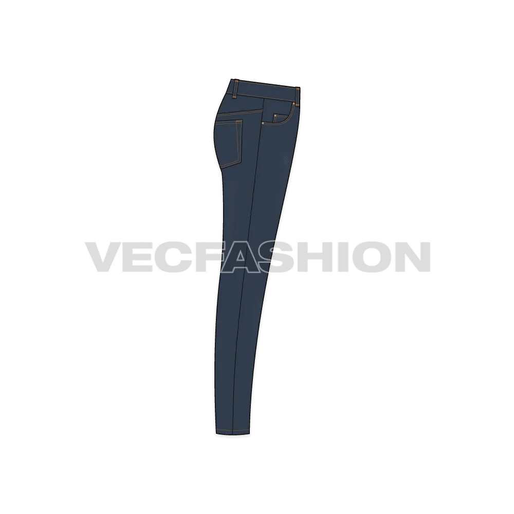 Mens Skinny Fit Denim Jeans
