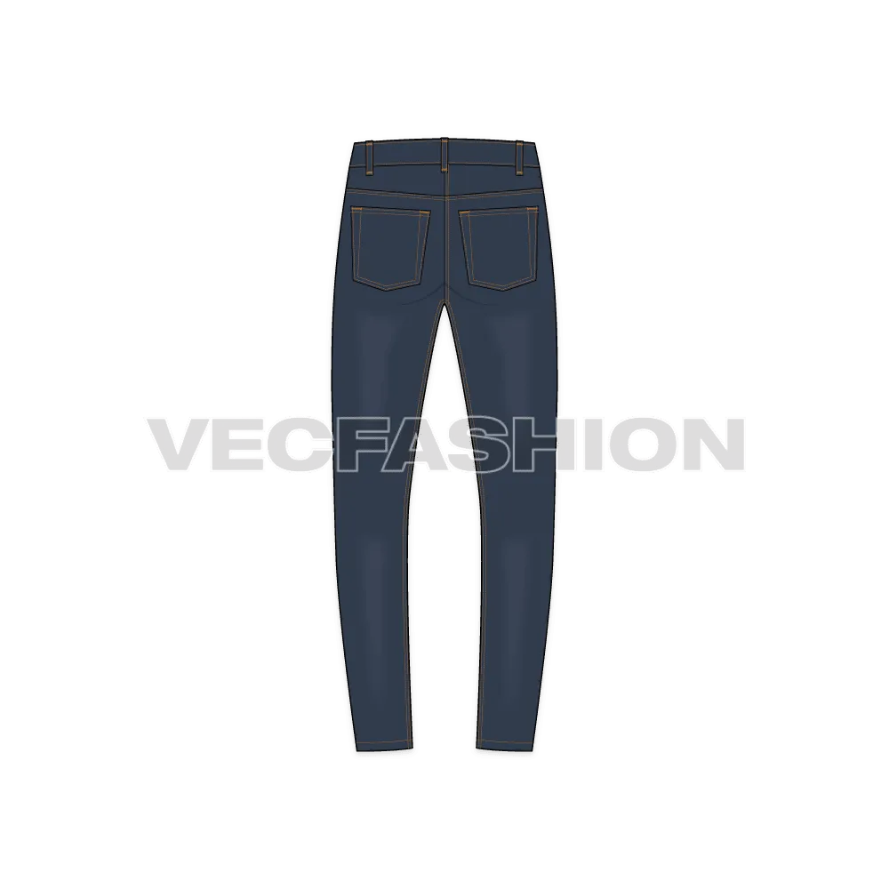 Mens Skinny Fit Denim Jeans