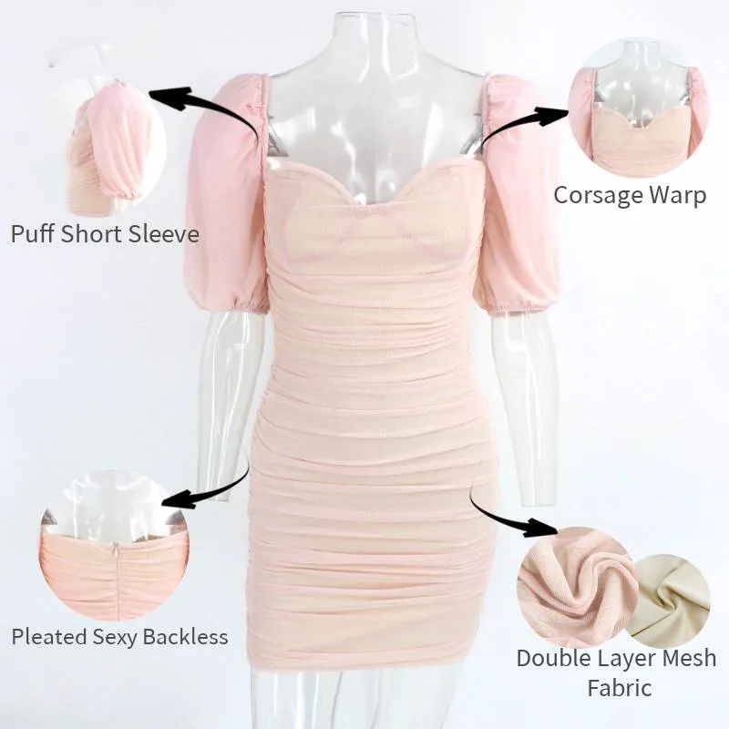 Meshing Around Town Mini Dress