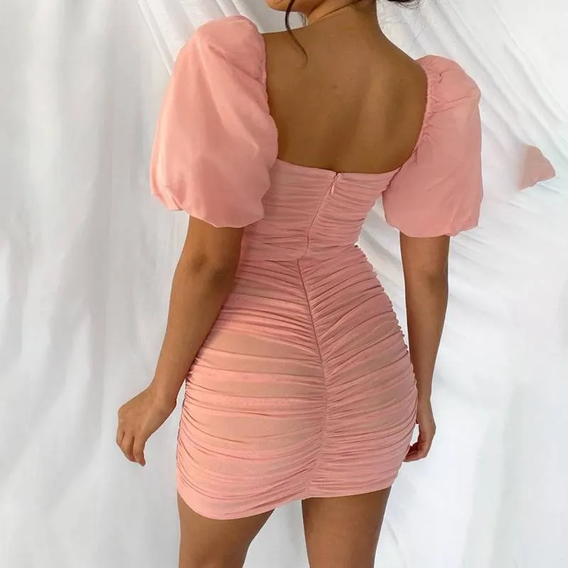 Meshing Around Town Mini Dress