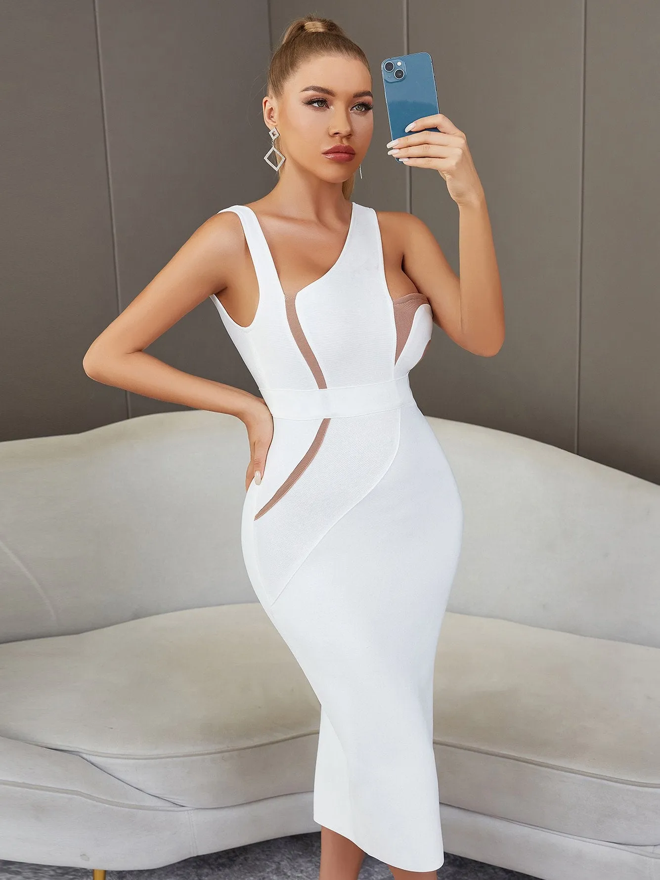 Pretty Sure Pretty Midi Dress