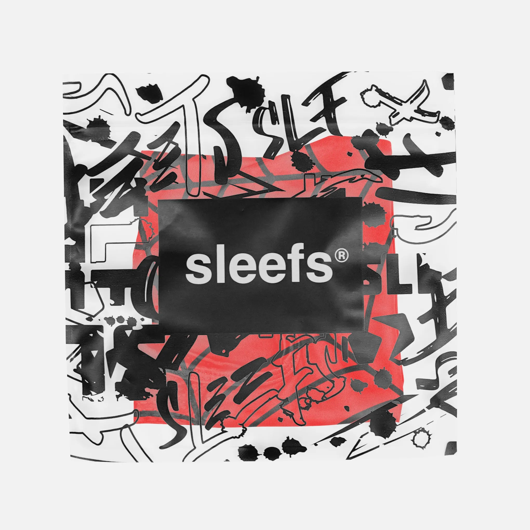 Red Web Pattern Kids Shiesty Mask