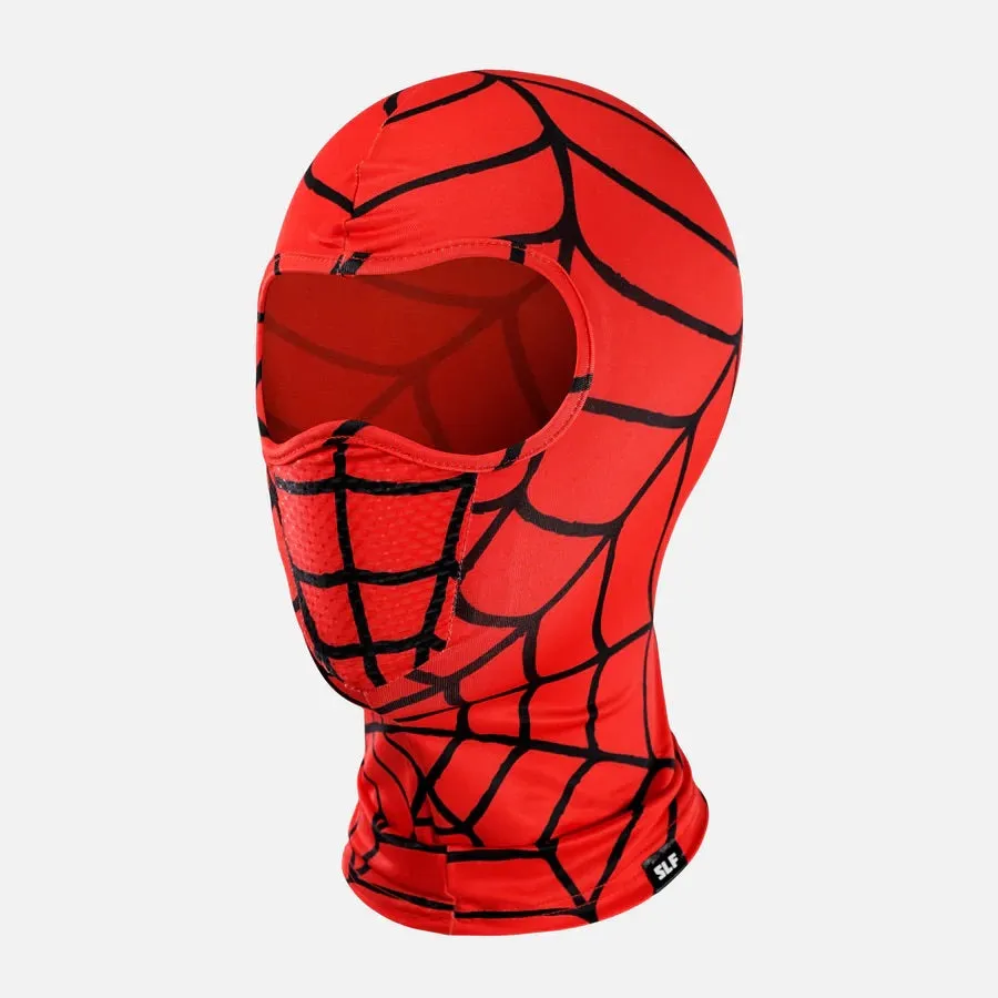 Red Web Pattern Kids Shiesty Mask