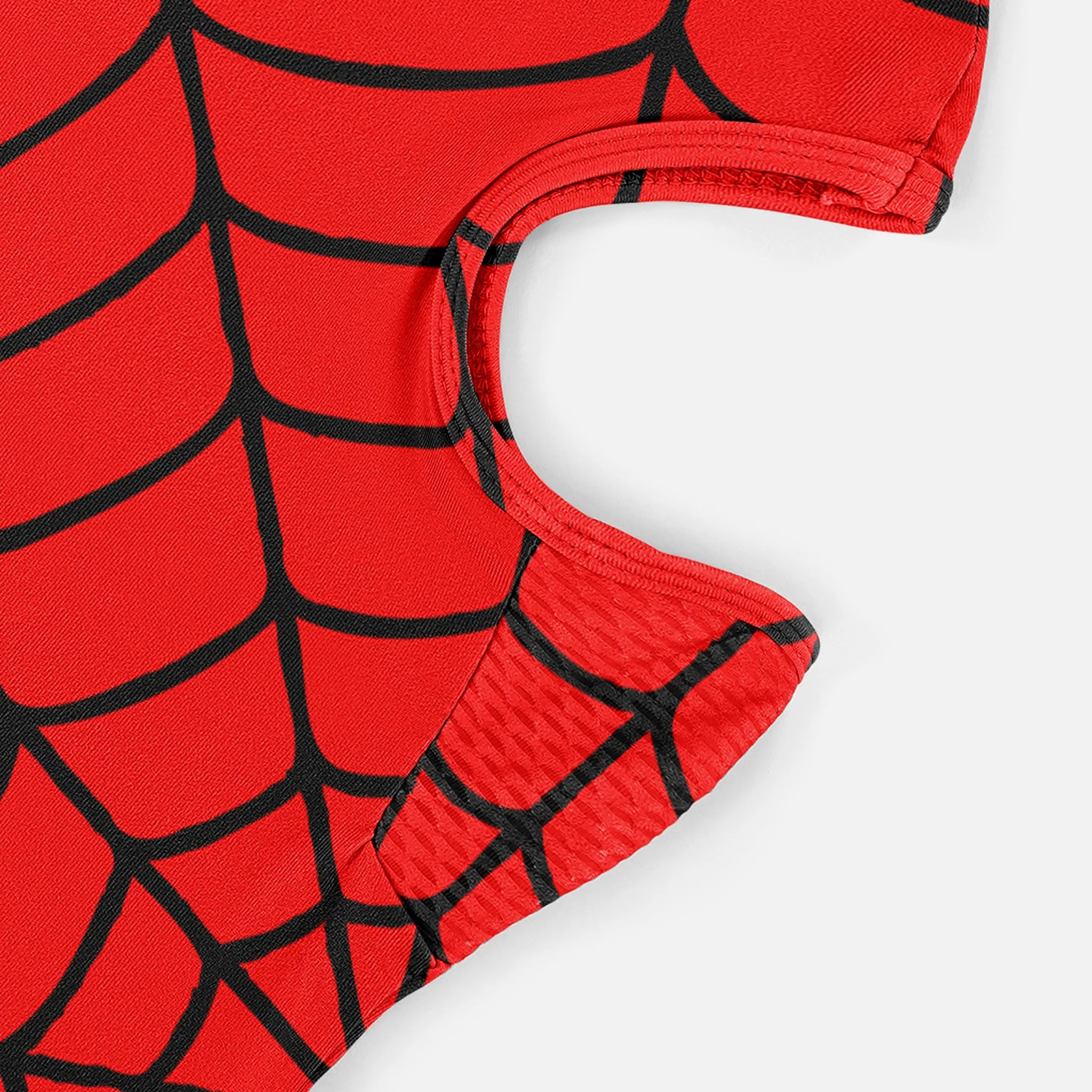 Red Web Pattern Kids Shiesty Mask