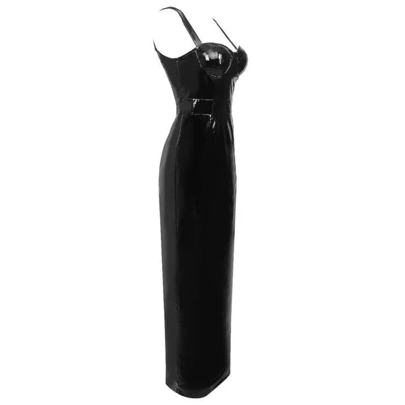 Rollin' On Our Bed Leather Dress