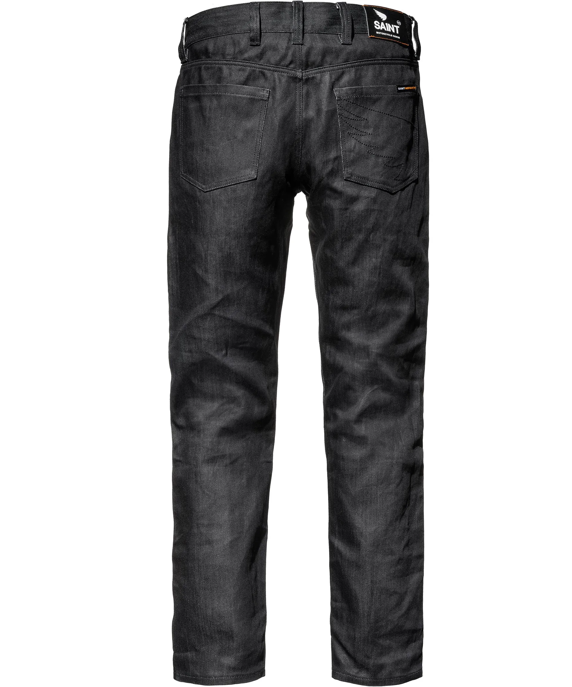 Saint "Unbreakable" Men's Jeans - Black Coated
