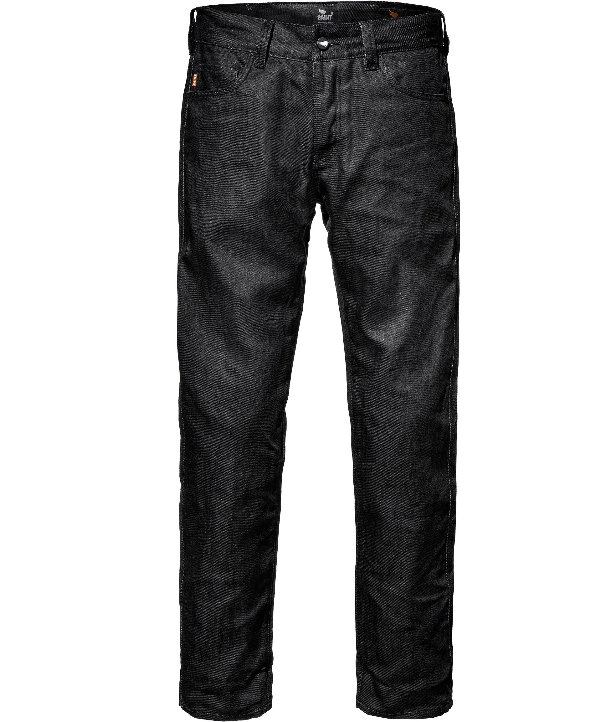 Saint "Unbreakable" Men's Jeans - Black Coated