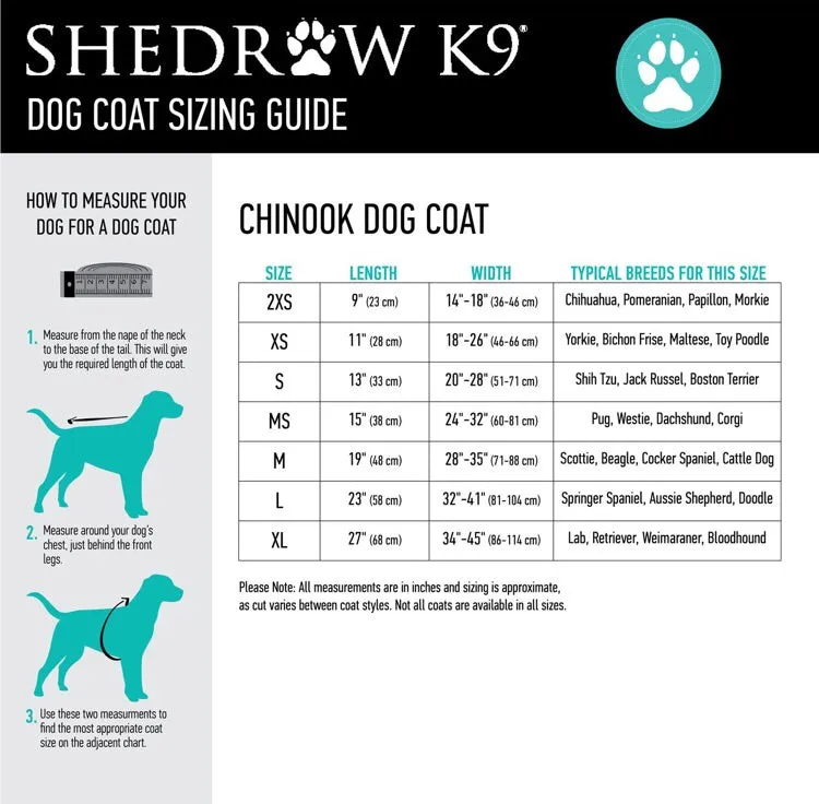 Shedrow K9 Chinook Coat Black