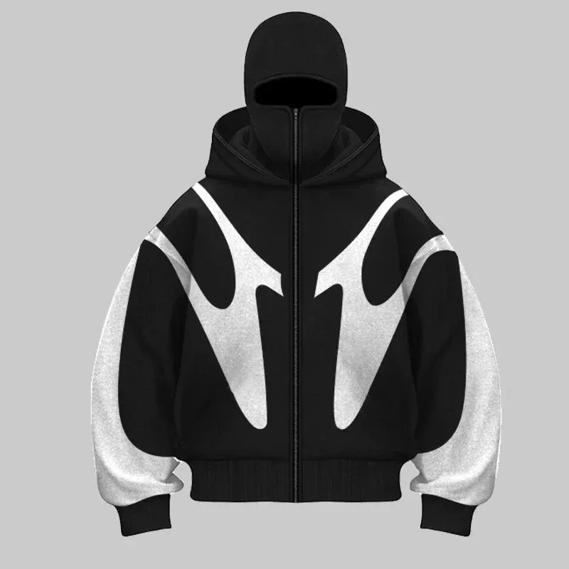 Spliced Balaclava Hoodie
