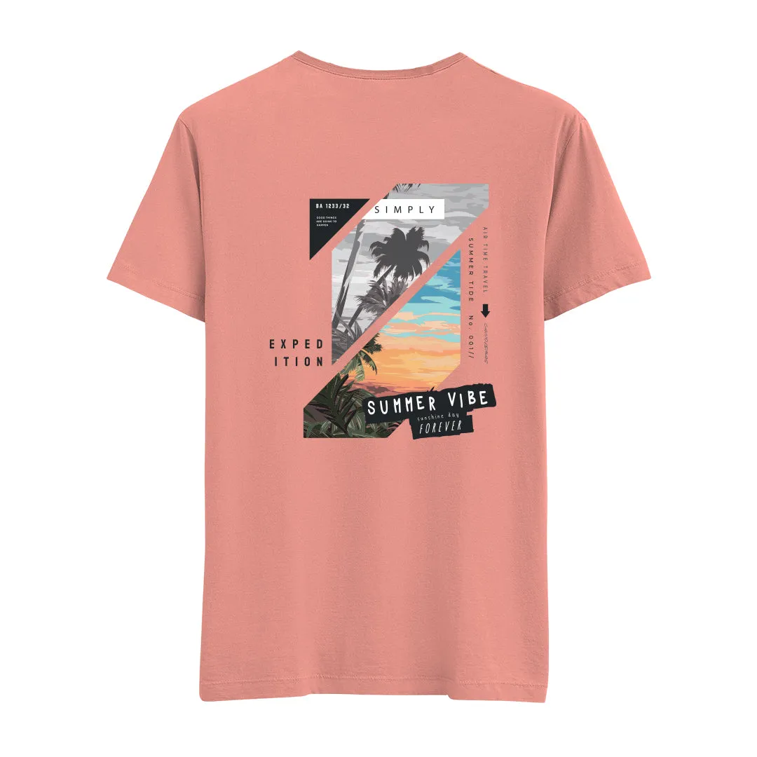 Sunset Palm Sırt - Regular Tshirt