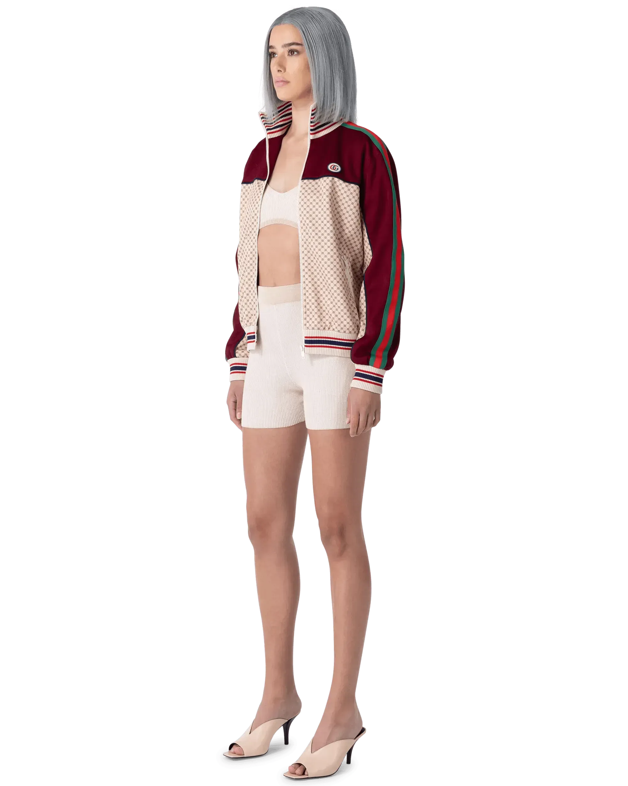 Technical Jersey Zipped Jacket