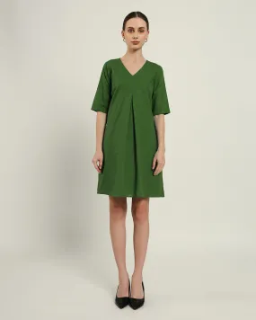 The Giza Emerald Cotton Dress
