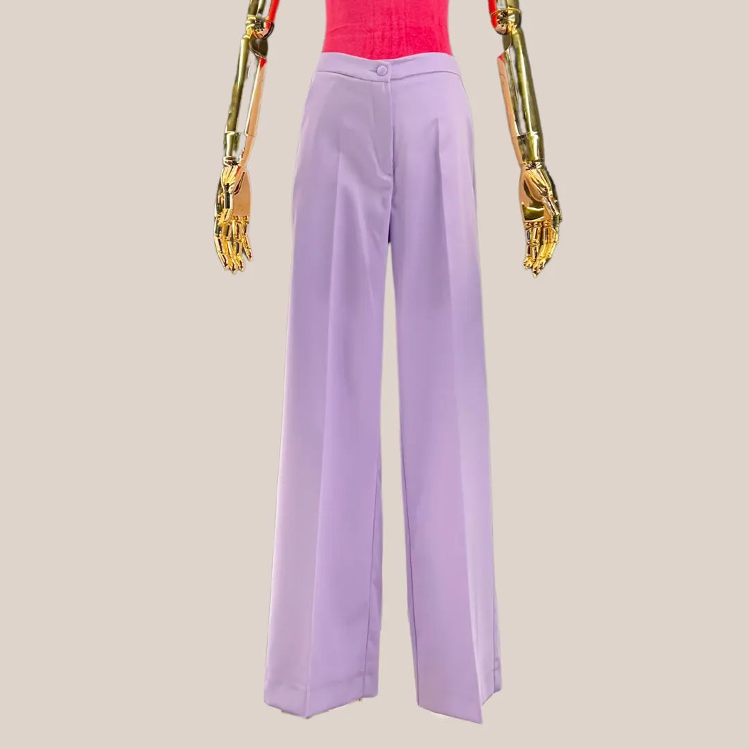 Wide Leg Pants - Lavender